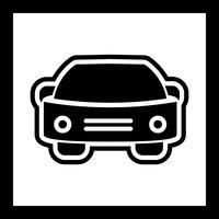 disegno dell&#39;icona di auto vettore