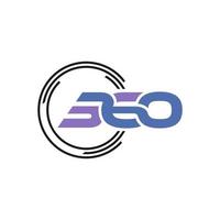 Logo della tecnologia a 360 figure vettore