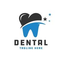 logo moderno di salute dentale vettore