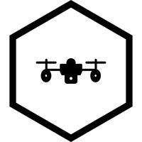 disegno dell&#39;icona drone vettore