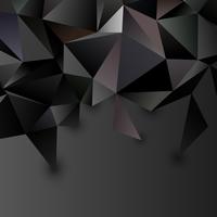 Low poly abstract background futuristico vettore