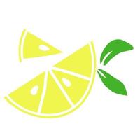 limone affettato isolato vettore