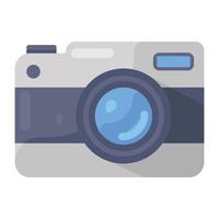 icona della fotocamera design fotografico vettore