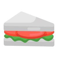 un'icona del club sandwich vettore