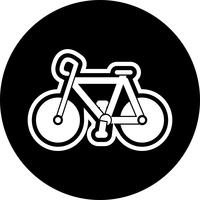 Disegno dell&#39;icona della bicicletta vettore