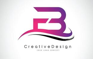 fb fb lettera logo design. icona creativa lettere moderne logo vettoriale. vettore