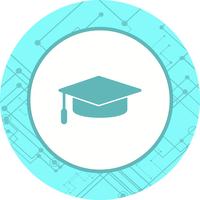 Grad Design Cap Icon vettore