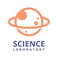 logo del laboratorio di scienze, simbolo, vettore