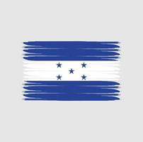 bandiera dell'honduras con stile grunge vettore