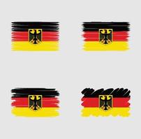 bandiera da collezione della germania vettore