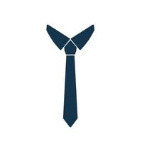 icona di cravatta. design piatto semplice isolato su uno sfondo bianco. vettore