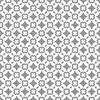 trama del modello di superficie in bianco e nero. bw disegno grafico ornamentale. ornamenti a mosaico. modello di modello. illustrazione vettoriale. vettore