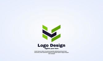 vettore di logo aziendale 3d di forma quadrata astratta