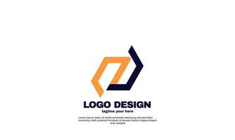 vettore d'archivio astratto ispirazione creativa miglior logo elegante azienda geometrica logistica e logo aziendale design