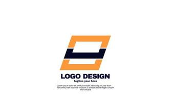 ispirazione creativa astratta miglior logo modello di progettazione del logo aziendale geometrico potente vettore