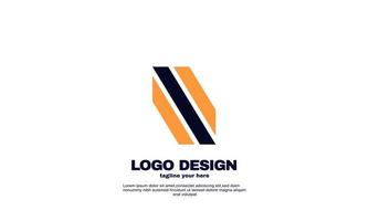 stock astratto creativo miglior logo potente logo aziendale geometrico design vettore