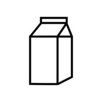 pittogramma di vetro di latte linea arte icona cool cosa simbolo vettore