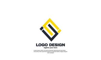illustrazione stock rettangolo astratto elementi di design vettoriale il tuo marchio aziendale modello di progettazione logo aziendale