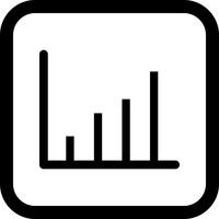 Disegno dell&#39;icona di statistiche vettore