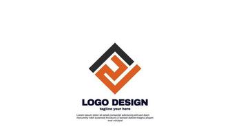 fantastici elementi creativi idea logo elegante la tua azienda business logo unico design vettoriale