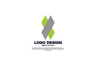 elementi creativi astratti idea logo la tua azienda business aziendale logo unico design colorato vettore