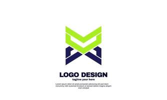 impressionante azienda creativa costruzione di affari semplice idea design logo elemento branding identità design vettore