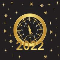 felice anno nuovo design 2022 vettore