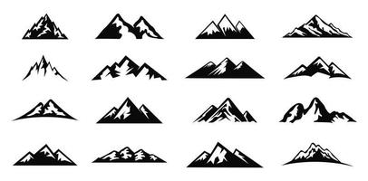 logo del passo della finanza di montagna, logo della montagna per la fornitura industriale vettore