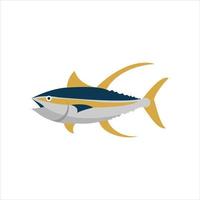 illustrazione vettoriale di tonno pinna gialla