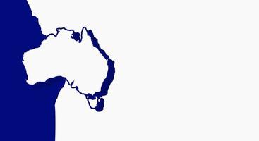 sfondo australia giorno illustrazione vettoriale e copia spazio. adatto per essere inserito nel contenuto di quel tema.
