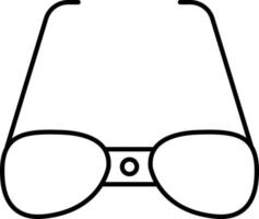 stile icona occhiali intelligenti vettore
