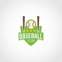 vettore di progettazione del logo di baseball