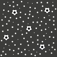 pallone da calcio stella pois sfondo grigio scuro vettore