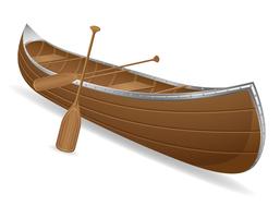 illustrazione vettoriale di canoa