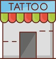 illustrazione vettoriale del tatuaggio su uno sfondo trasparente. simboli di qualità premium. icona del colore piatto della linea vettoriale per il concetto e la progettazione grafica.