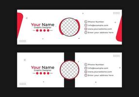 progettazione del modello di banner post sui social media aziendali. con due tipi di diversi disegni e illustrazioni vettoriali. e una variazione di colori vettore