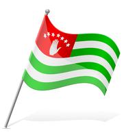 bandiera di illustrazione vettoriale Abkhazia
