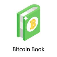 concetti di libri bitcoin vettore