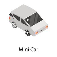 concetti di mini auto vettore