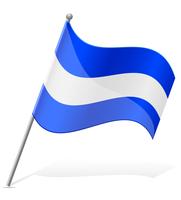 bandiera di Salvador illustrazione vettoriale
