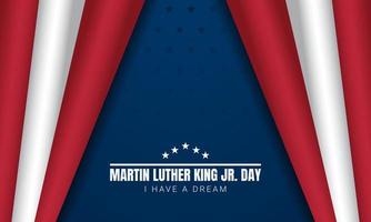 Martin Luther King jr. sfondo del giorno. illustrazione vettoriale. vettore