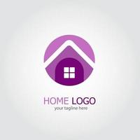vettore di progettazione del logo domestico. adatto per il tuo logo aziendale