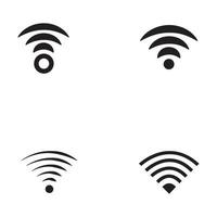 vettore modello logo design wireless