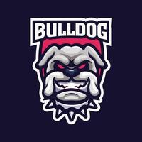 logo esport bulldog vettore