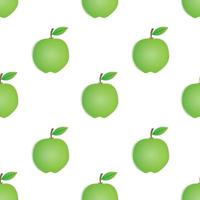 disegno vettoriale di frutta guava verde senza cuciture. sfondo bianco. design per carta da parati, sfondo, copertina, design di stampa e le tue esigenze di progettazione.