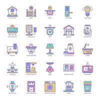 pacchetto di icone per la casa intelligente per il design del tuo sito Web, il logo, l'app, l'interfaccia utente. disegno del profilo dell'icona della casa intelligente. illustrazione grafica vettoriale e tratto modificabile.