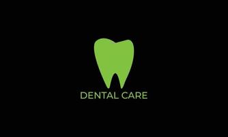 design del logo dentale. logo del dente o design del logo della clinica dentale. vettore