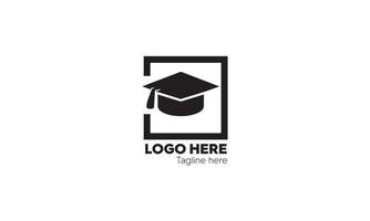 design del logo unico per istituto di istruzione, semplice design del logo accademico vettore