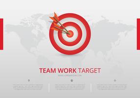 Obiettivi aziendali infografica. Team Work Infographic.