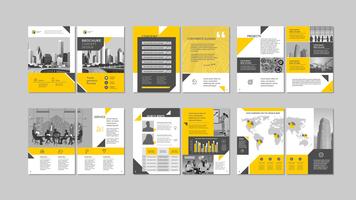 Brochure design creativo. vettore